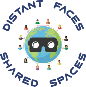 Distant Faces Shared Spaces Logo (Blue)